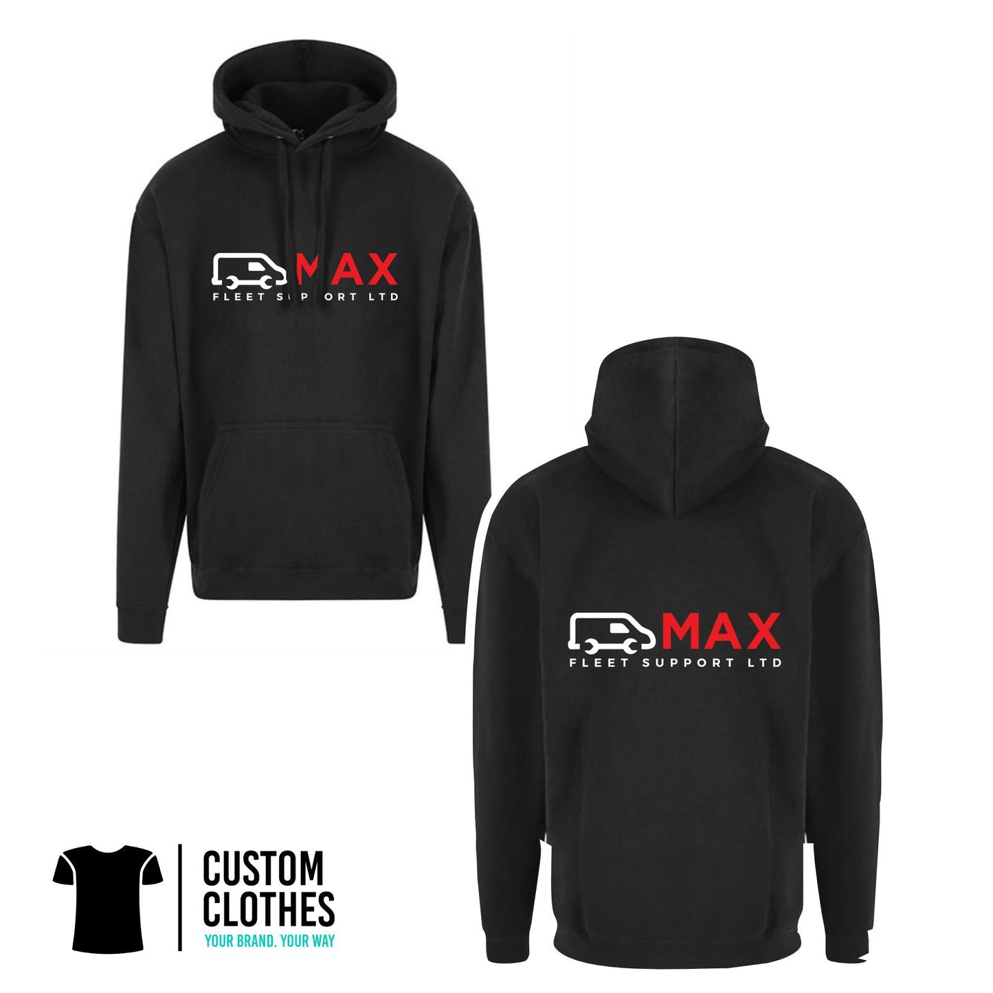 MAX FLEET - RTX HOODIE - CHEST LOGO [RX350]