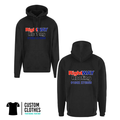 RIGHT WAY ROOFING - RTX HOODIE - CHEST LOGO [RX350]