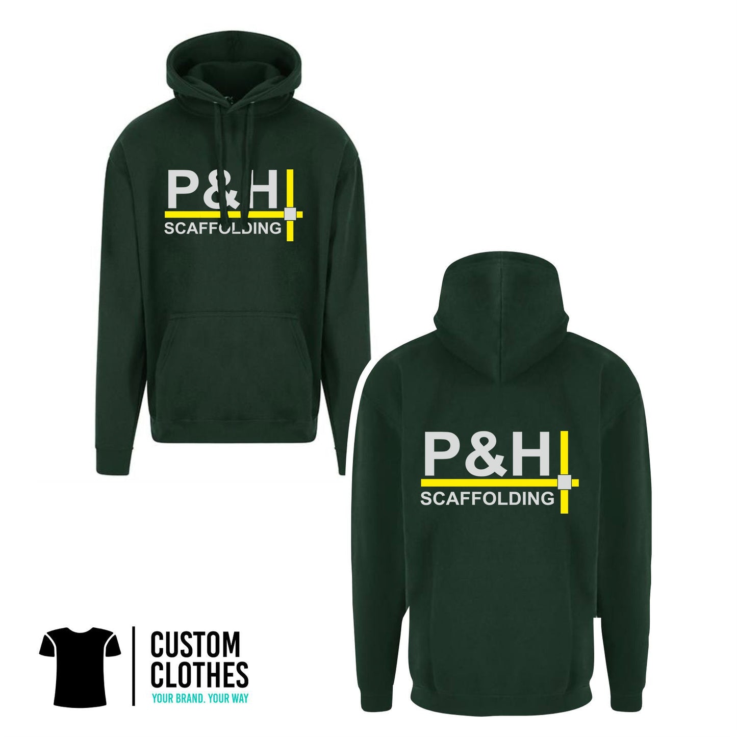P&H SCAFFOLDING - RTX HOODIE - CHEST LOGO [RX350]