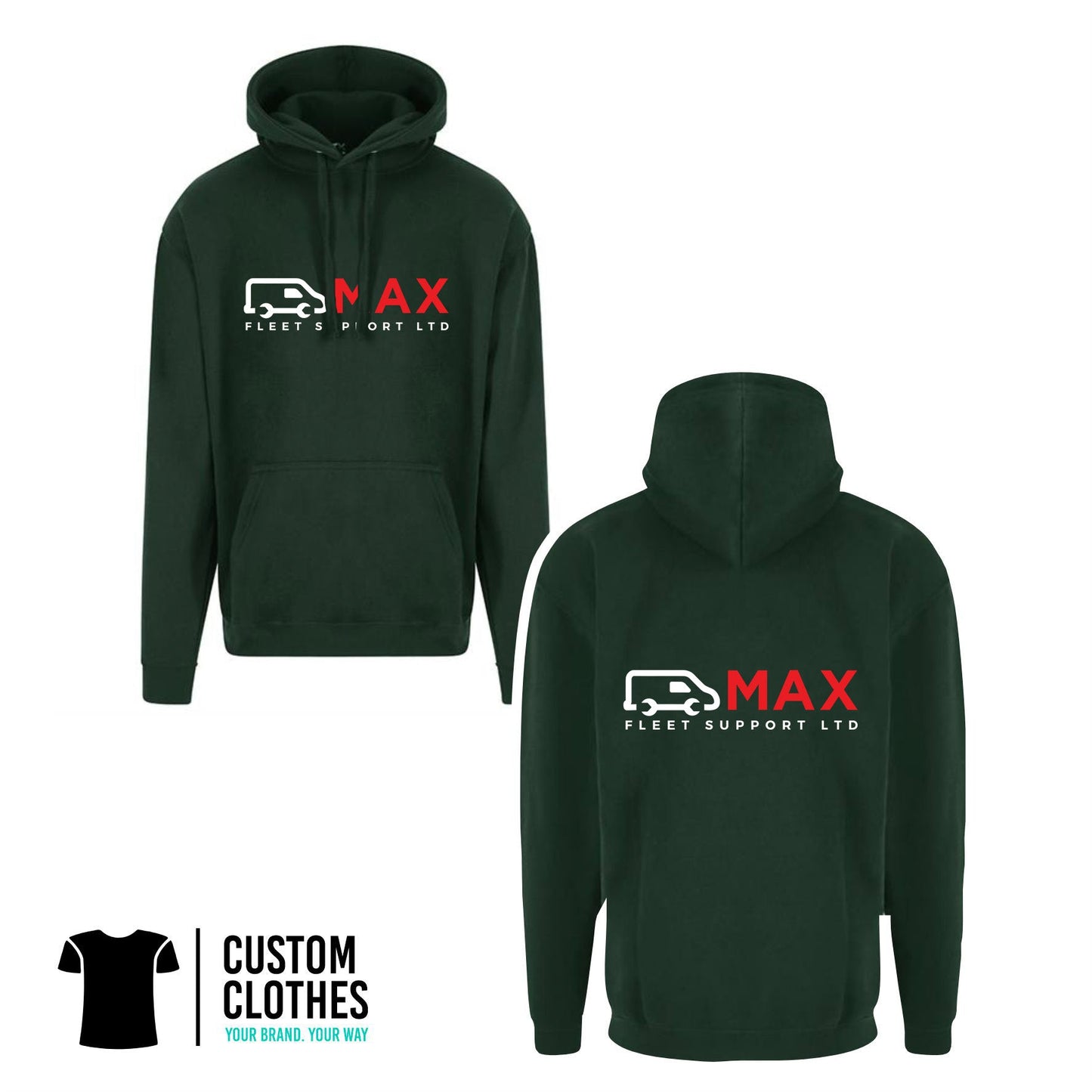 MAX FLEET - RTX HOODIE - CHEST LOGO [RX350]