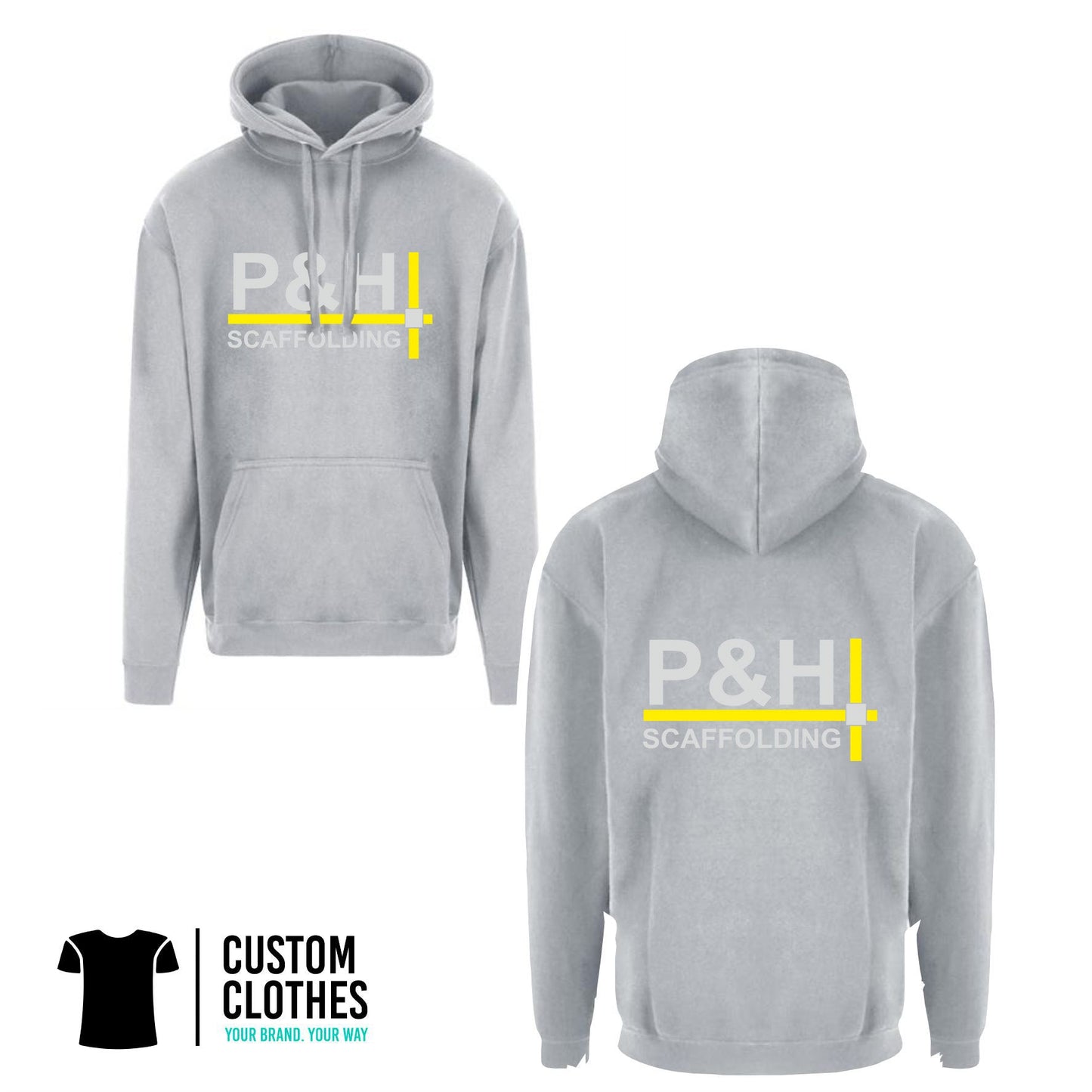P&H SCAFFOLDING - RTX HOODIE - CHEST LOGO [RX350]