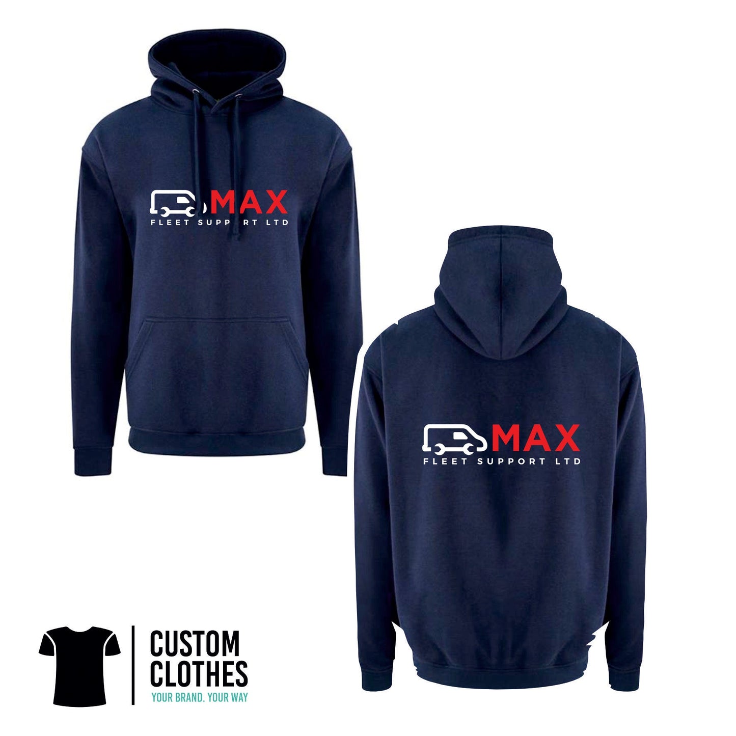 MAX FLEET - RTX HOODIE - CHEST LOGO [RX350]