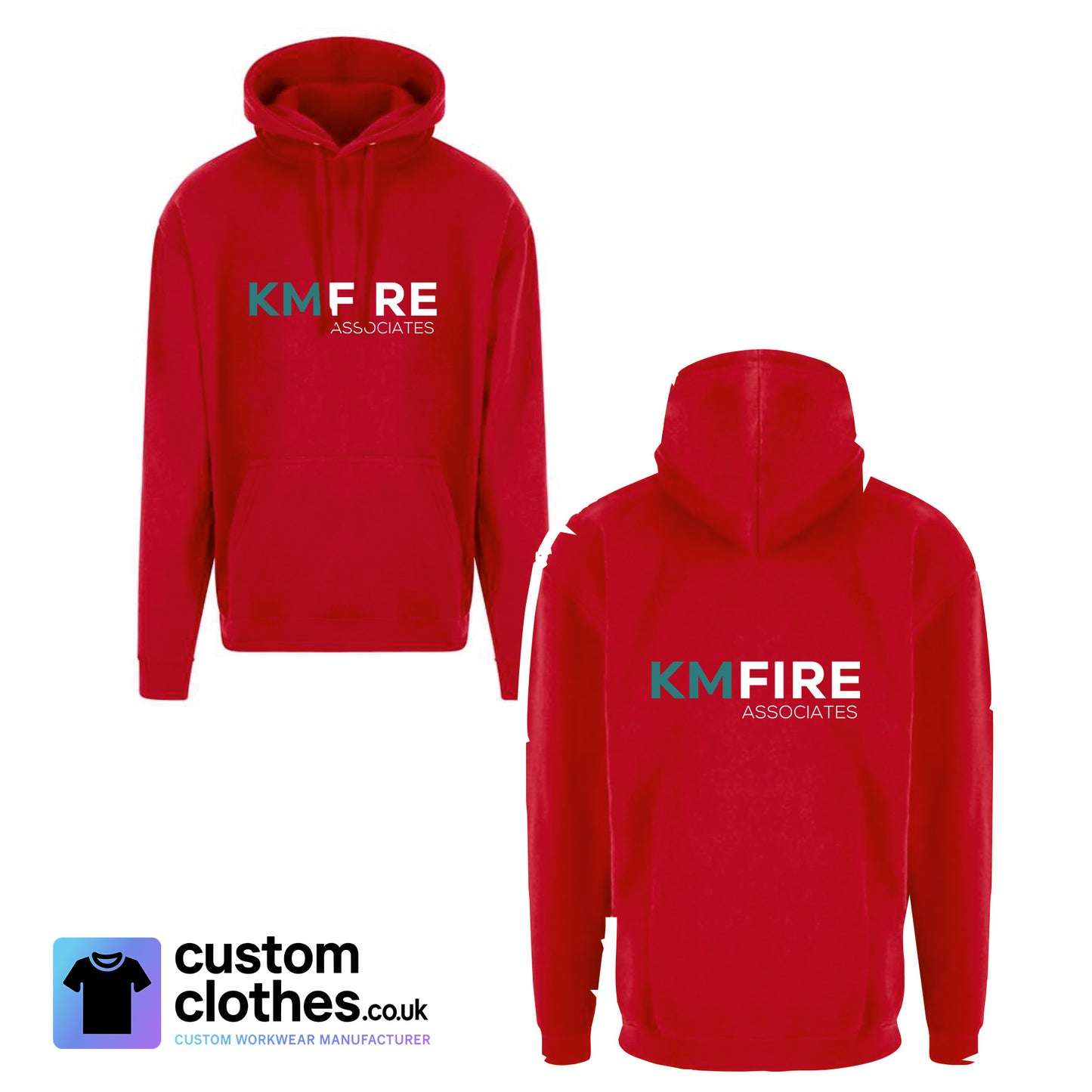 KM Fire Associates - RTX HOODIE - CHEST LOGO [RX350]
