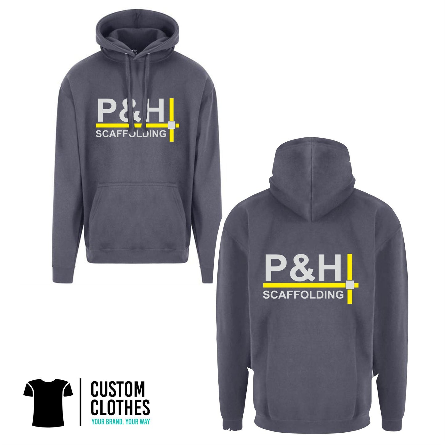 P&H SCAFFOLDING - RTX HOODIE - CHEST LOGO [RX350]