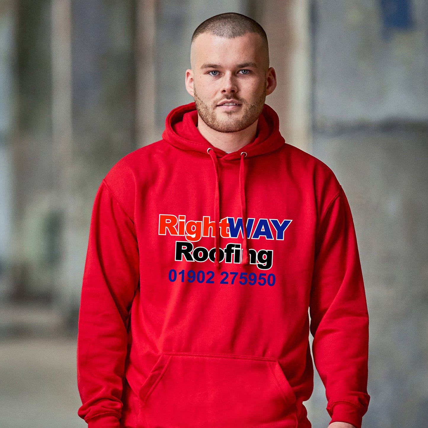 RIGHT WAY ROOFING - RTX HOODIE - CHEST LOGO [RX350]