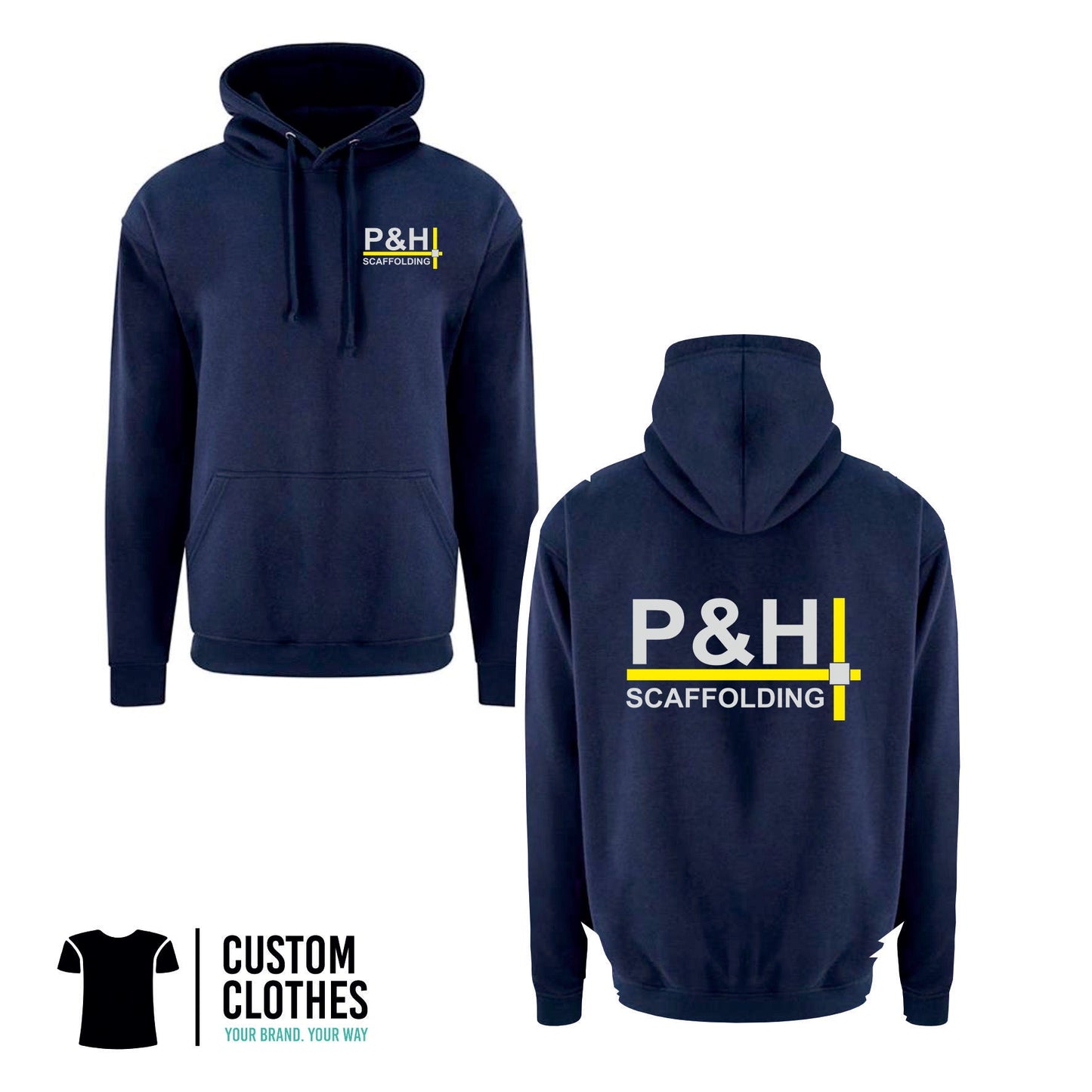 P&H SCAFFOLDING - RTX HOODIE - LEFT BREAST LOGO [RX350]