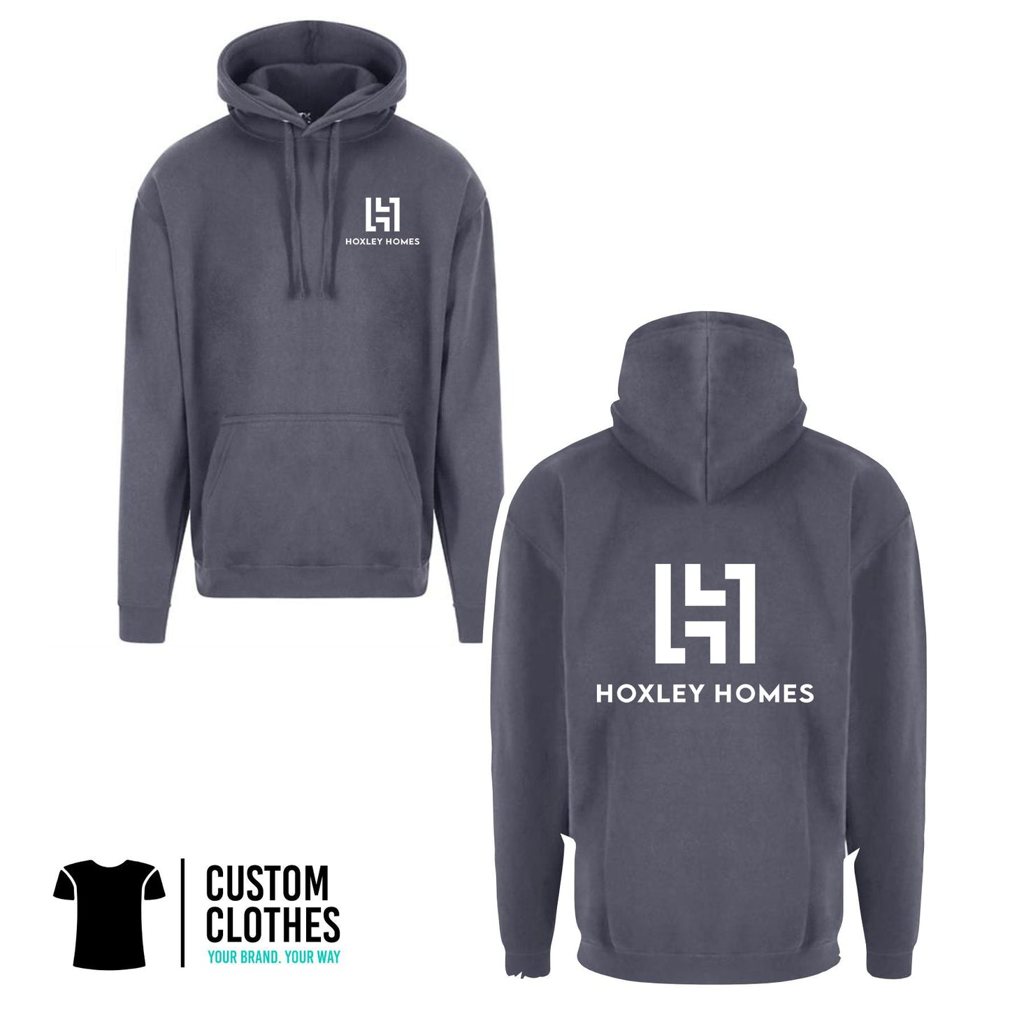 Hoxley Homes - RTX HOODIE - LEFT BREAST LOGO [RX350]