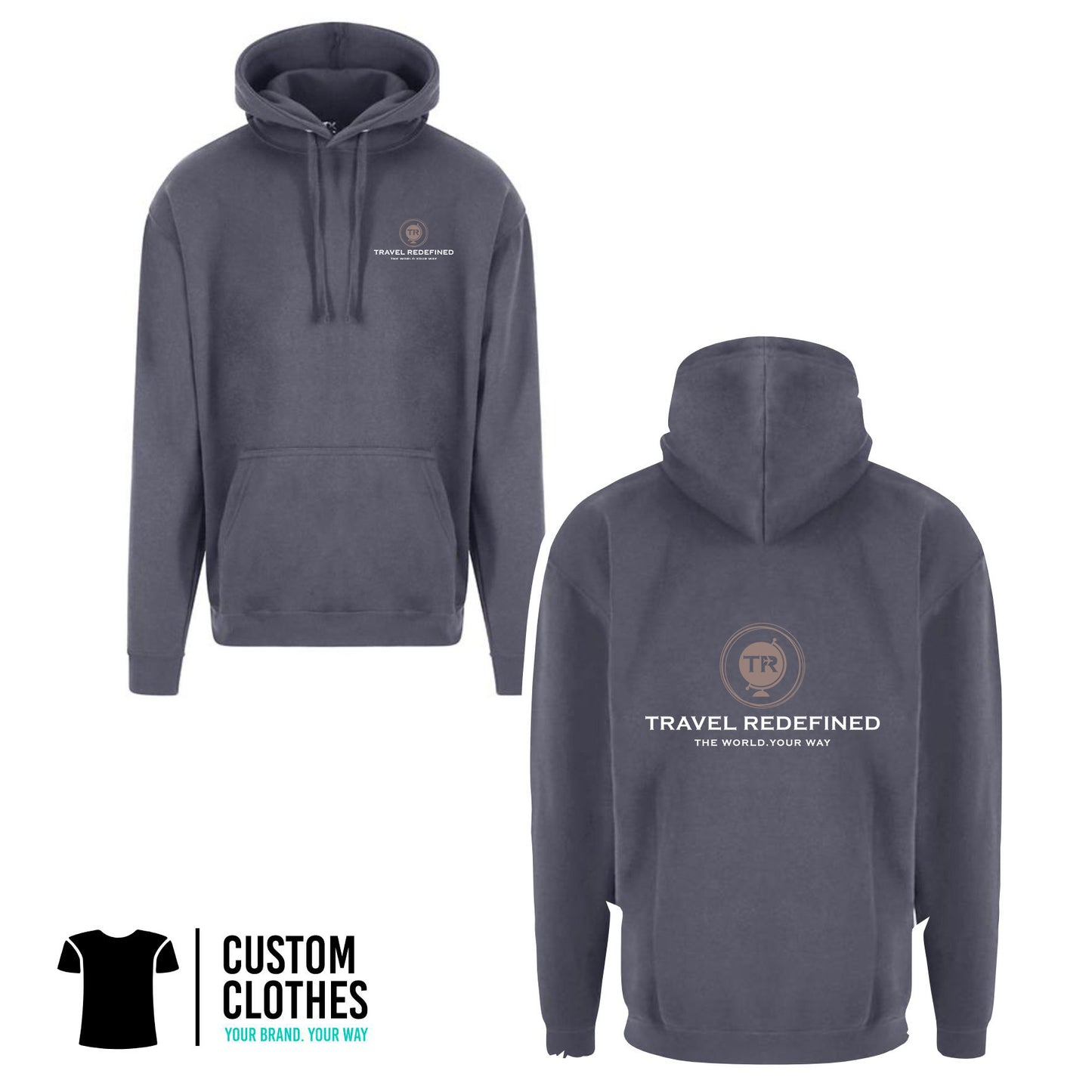 Travel Redefined Ltd - RTX HOODIE - LEFT BREAST LOGO [RX350]