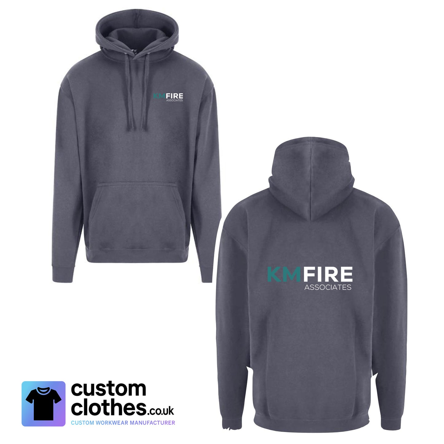 KM Fire Associates - RTX HOODIE - LEFT BREAST LOGO [RX350]