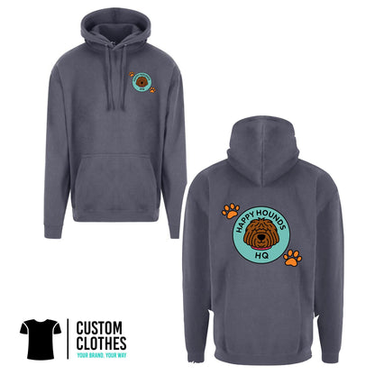 HAPPY HOUNDS HQ - RTX HOODIE - LEFT BREAST LOGO [RX350]