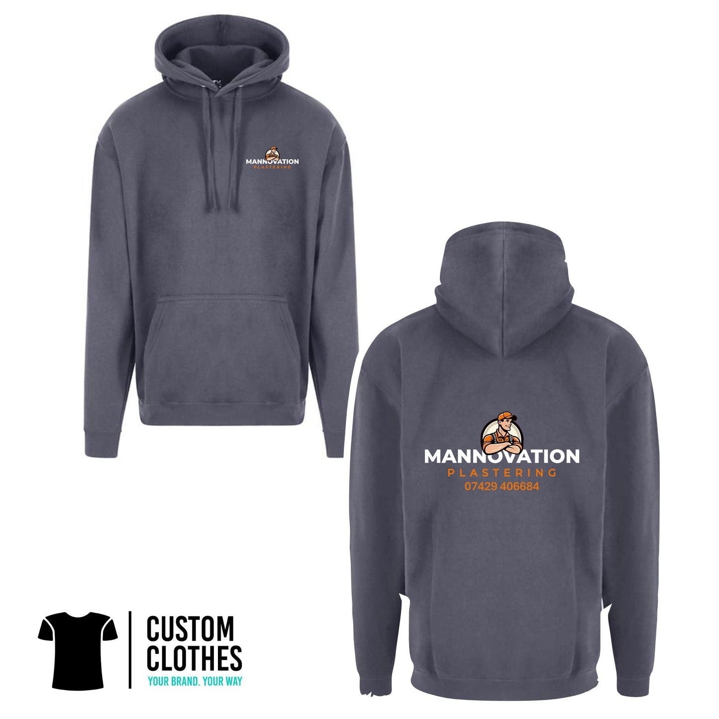 MANNOVATION - RTX HOODIE - LEFT BREAST LOGO [RX350]