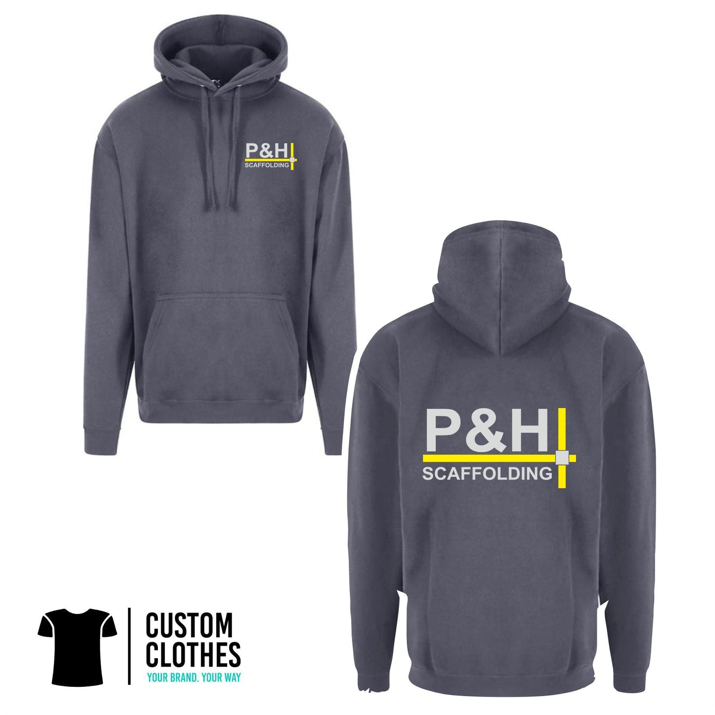 P&H SCAFFOLDING - RTX HOODIE - LEFT BREAST LOGO [RX350]