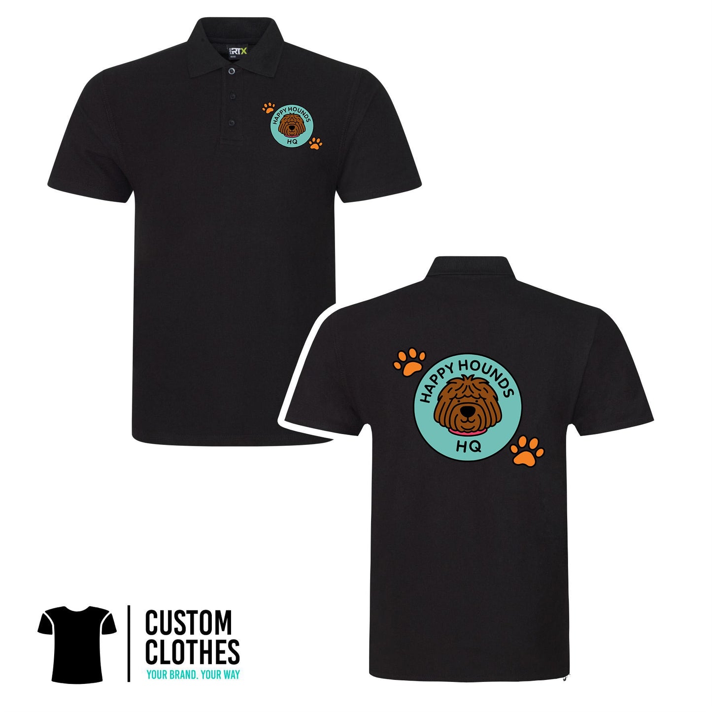 *HAPPY HOUNDS HQ - RTX POLO [RX101]