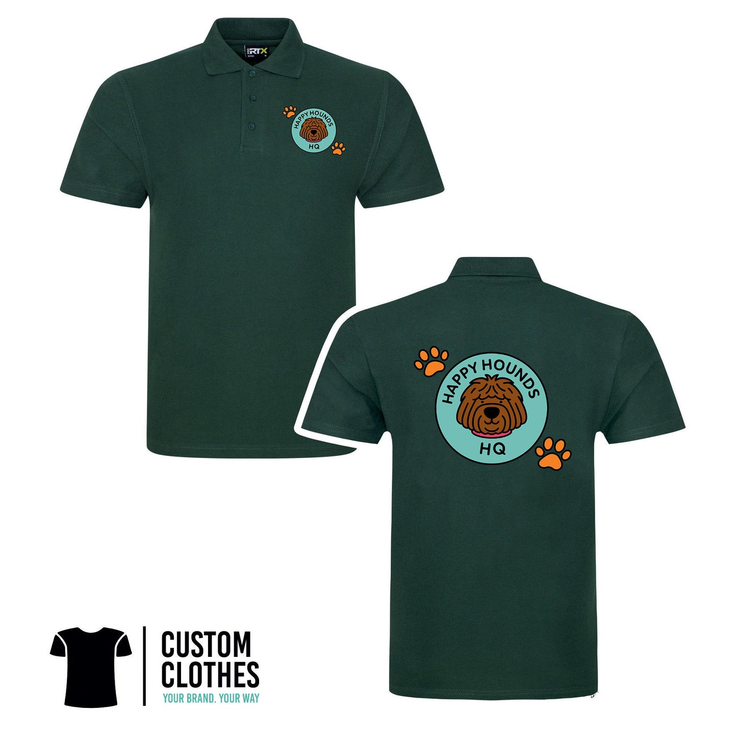 *HAPPY HOUNDS HQ - RTX POLO [RX101]