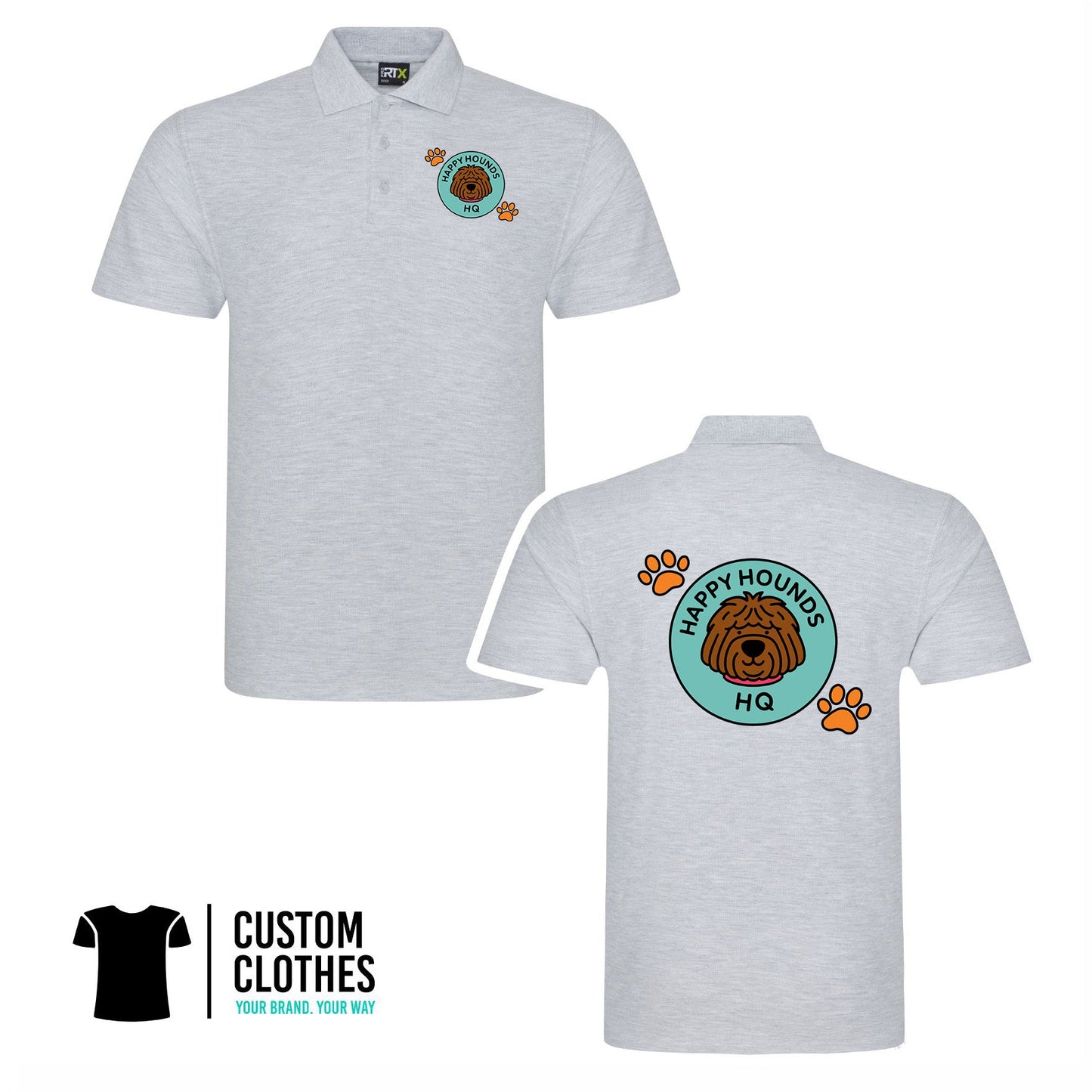 *HAPPY HOUNDS HQ - RTX POLO [RX101]