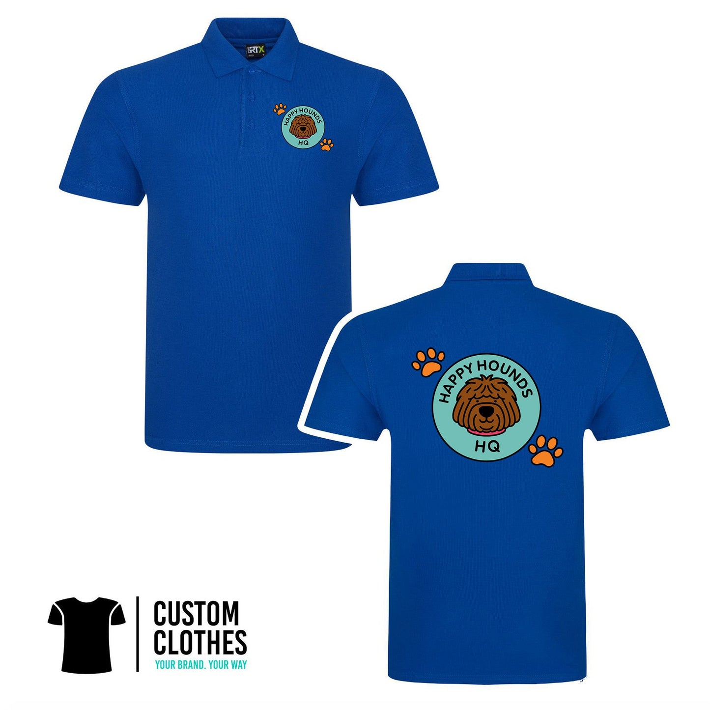 *HAPPY HOUNDS HQ - RTX POLO [RX101]