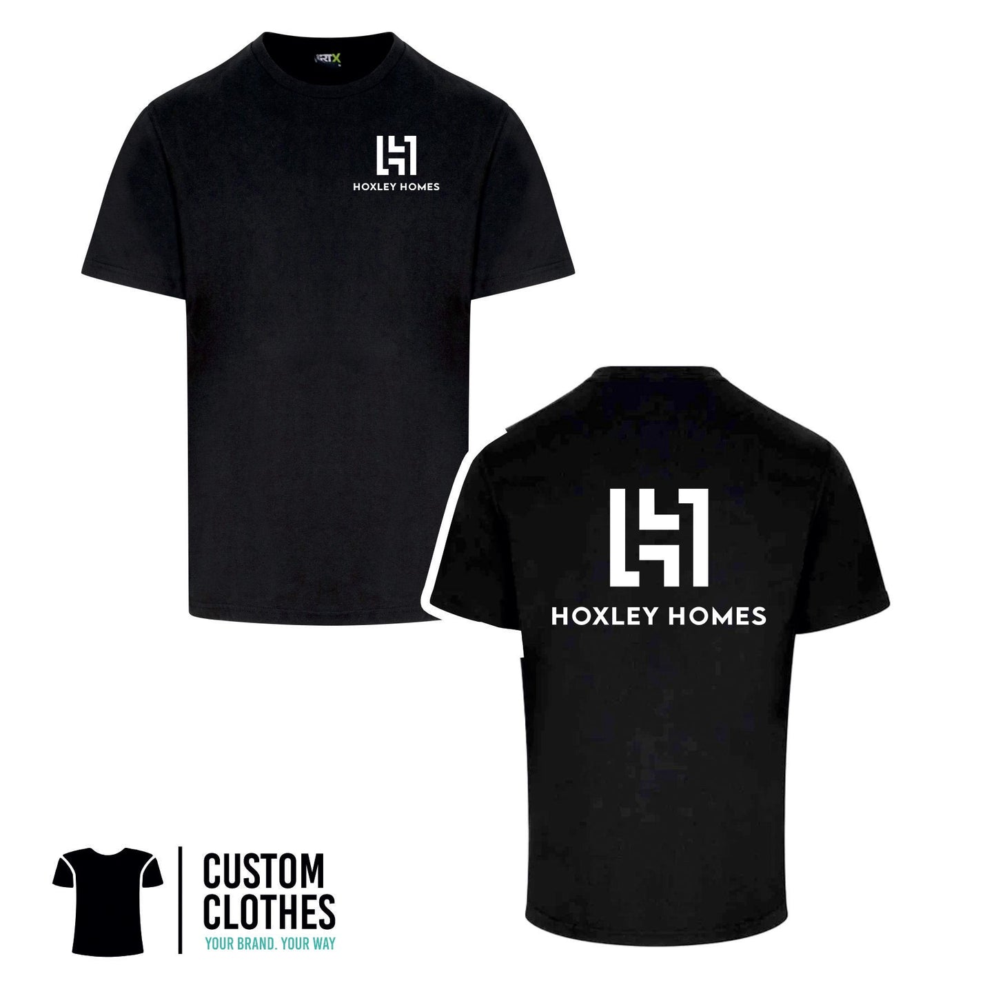 Hoxley Homes - RTX T-SHIRT - LEFT BREAST LOGO [RX151]