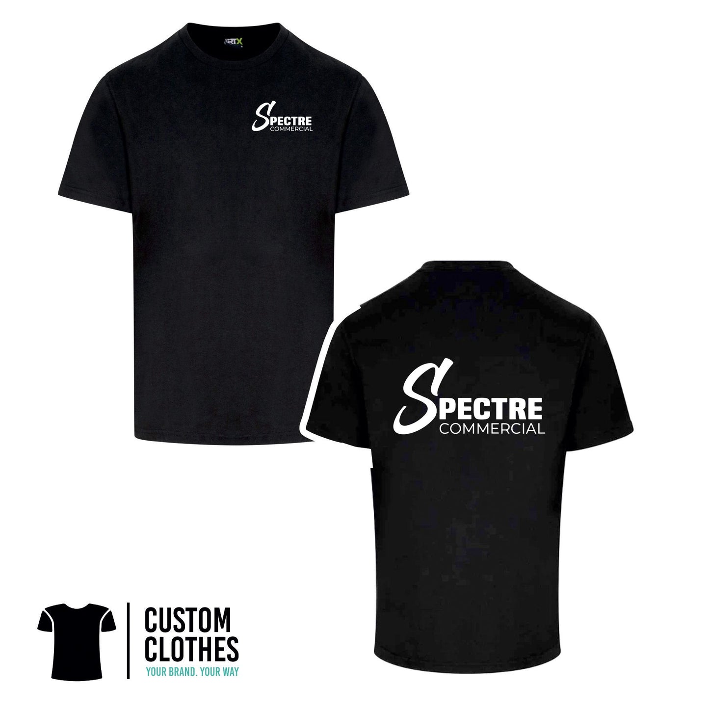 SPECTRE VISUALS - RTX T-SHIRT - LEFT BREAST LOGO [RX151]