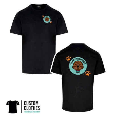 HAPPY HOUNDS HQ - RTX T-SHIRT - LEFT BREAST LOGO [RX151]