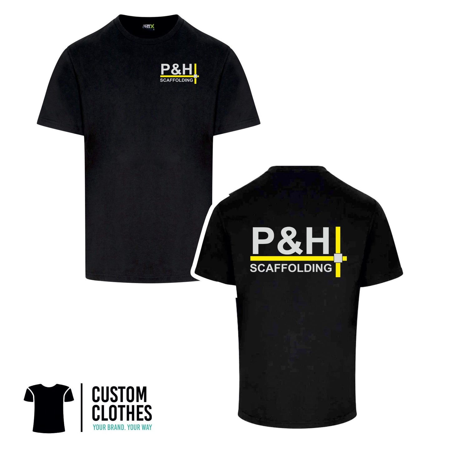 P&H SCAFFOLDING - RTX T-SHIRT - LEFT BREAST LOGO [RX151]