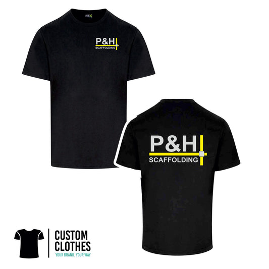 P&H SCAFFOLDING - RTX T-SHIRT - LEFT BREAST LOGO [RX151]