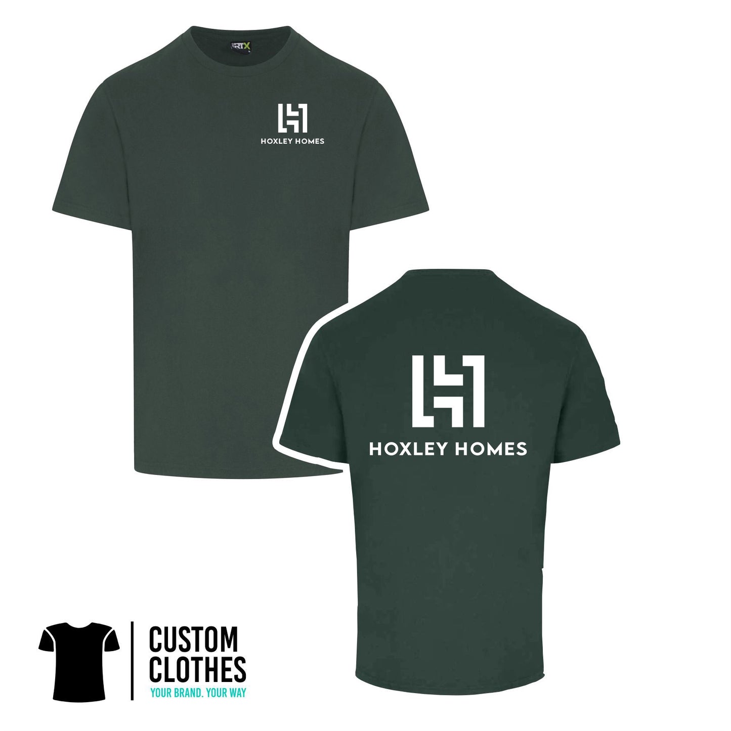 Hoxley Homes - RTX T-SHIRT - LEFT BREAST LOGO [RX151]