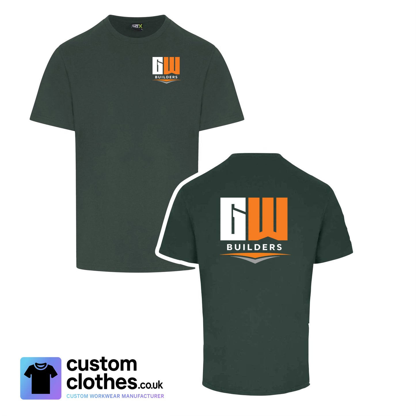 GW Builders - RTX T-SHIRT - LEFT BREAST LOGO [RX151]