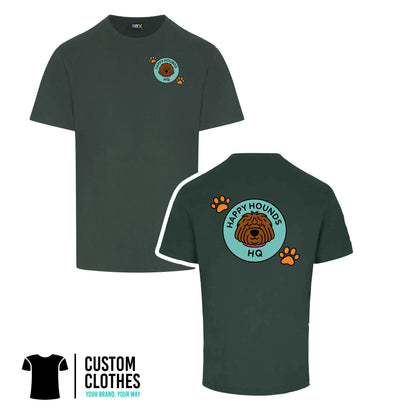 HAPPY HOUNDS HQ - RTX T-SHIRT - LEFT BREAST LOGO [RX151]