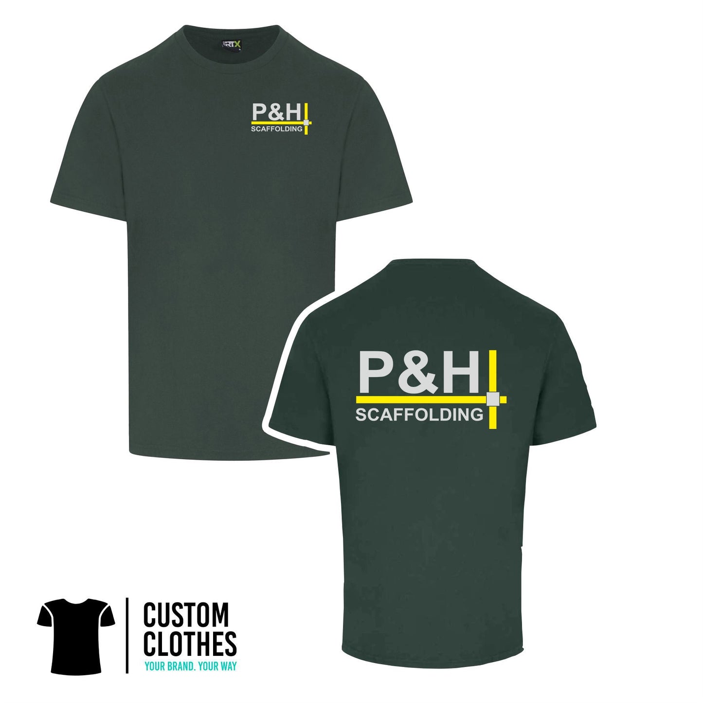 P&H SCAFFOLDING - RTX T-SHIRT - LEFT BREAST LOGO [RX151]