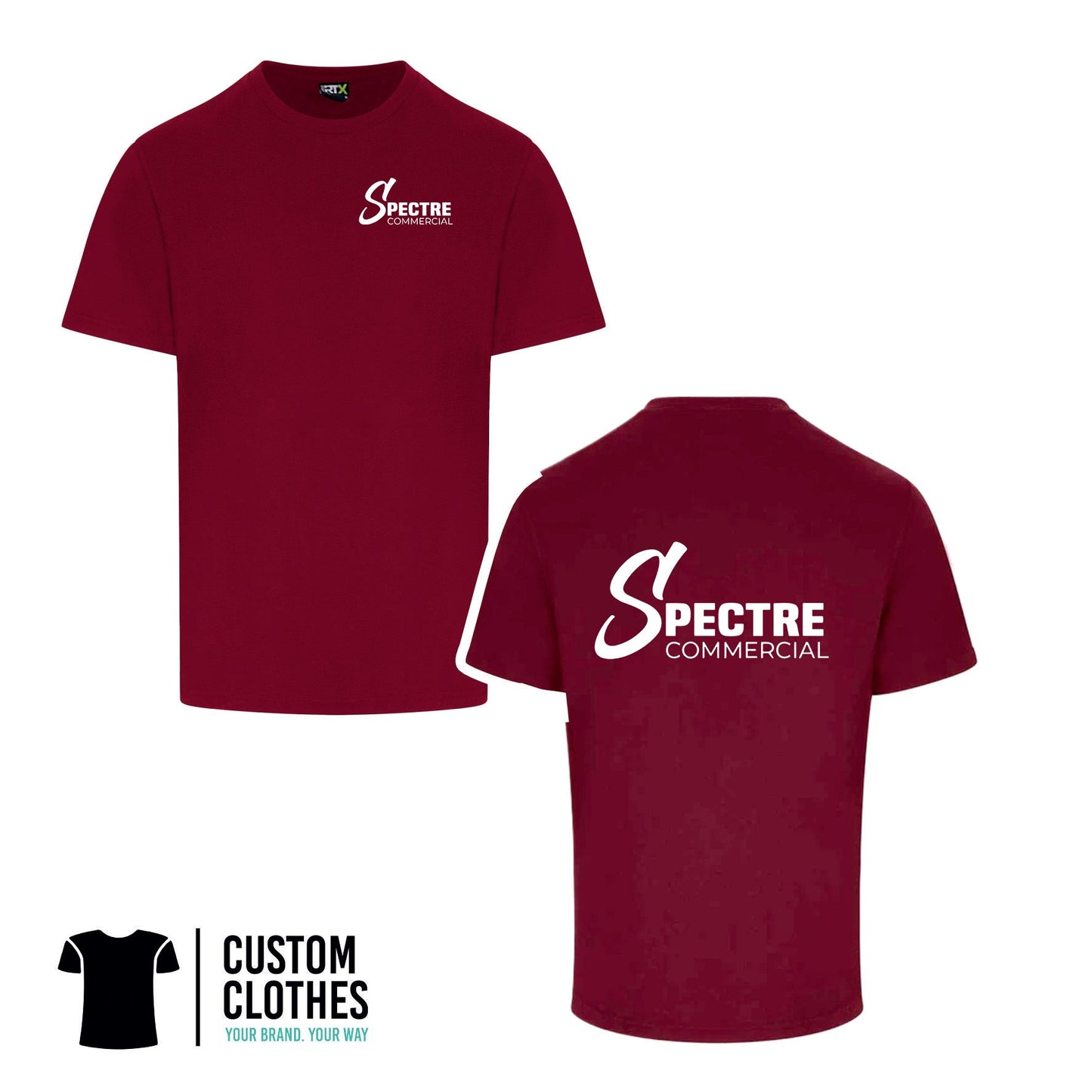 SPECTRE VISUALS - RTX T-SHIRT - LEFT BREAST LOGO [RX151]