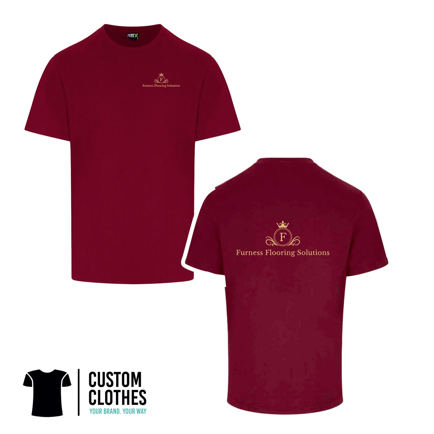 Furness Flooring Solutions - RTX T-SHIRT - LEFT BREAST LOGO [RX151]