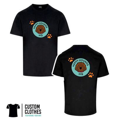 HAPPY HOUNDS HQ - RTX T-SHIRT - CHEST LOGO [RX151]