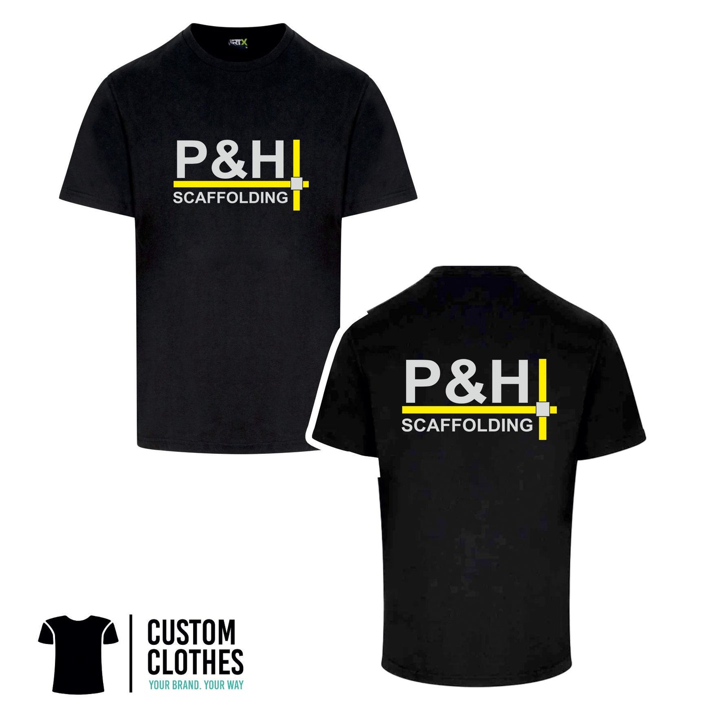 P&H SCAFFOLDING - RTX T-SHIRT - CHEST LOGO [RX151]