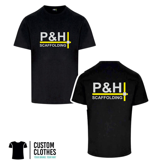 P&H SCAFFOLDING - RTX T-SHIRT - CHEST LOGO [RX151]