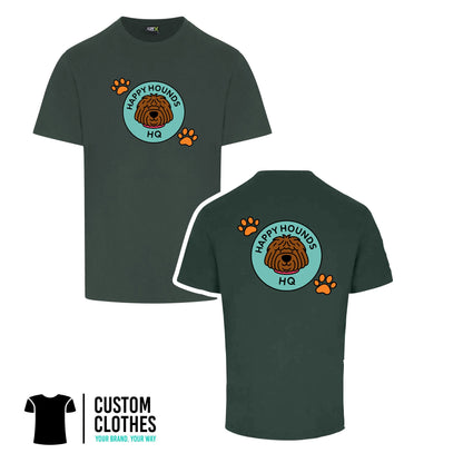 HAPPY HOUNDS HQ - RTX T-SHIRT - CHEST LOGO [RX151]