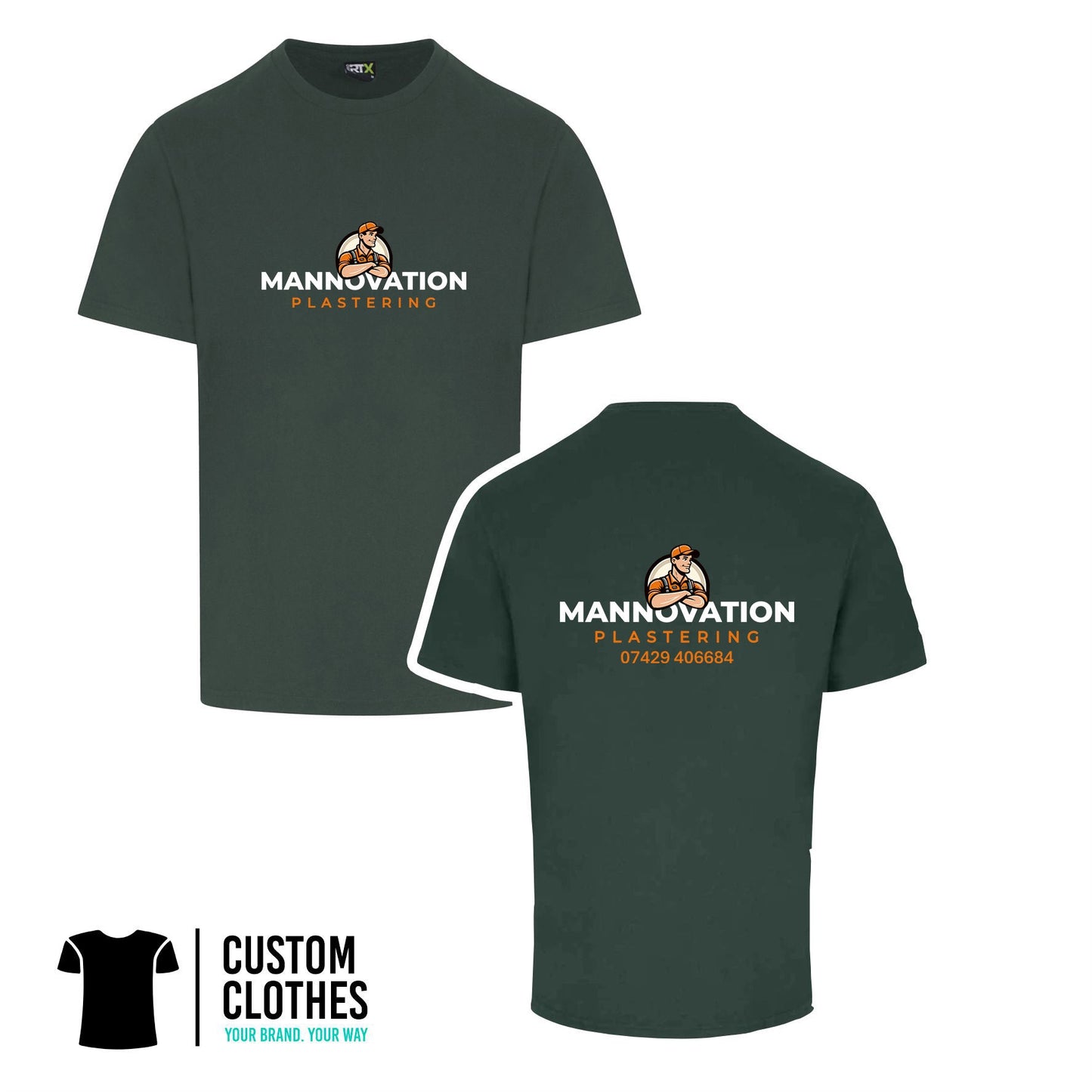 MANNOVATION - RTX T-SHIRT - CHEST LOGO [RX151]