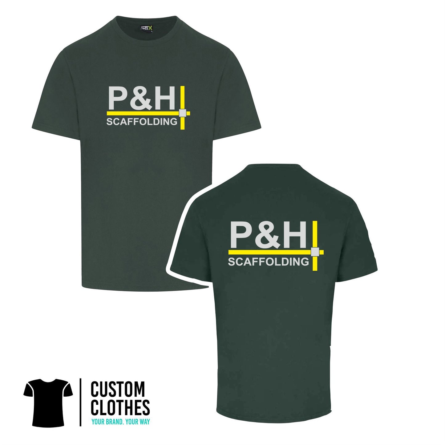 P&H SCAFFOLDING - RTX T-SHIRT - CHEST LOGO [RX151]