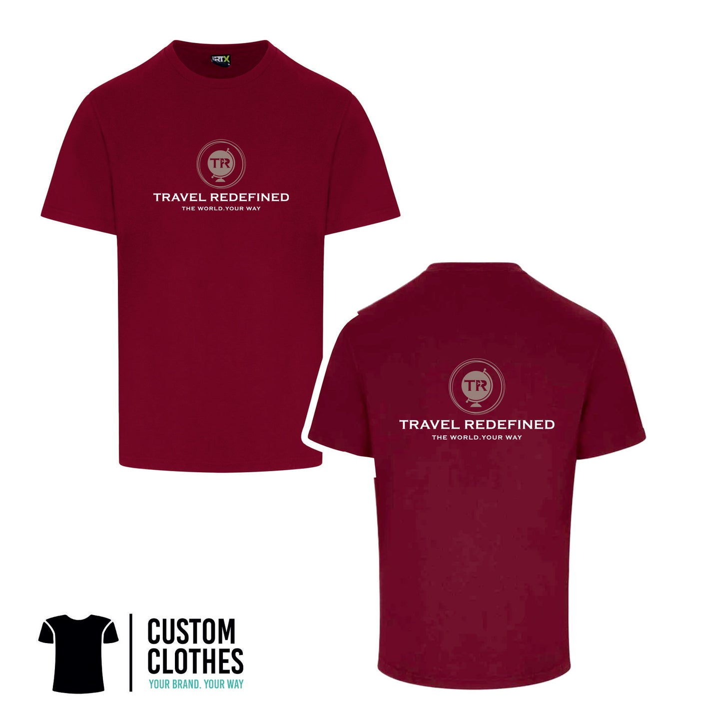 Travel Redefined Ltd - RTX T-SHIRT - CHEST LOGO [RX151]