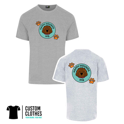 HAPPY HOUNDS HQ - RTX T-SHIRT - CHEST LOGO [RX151]