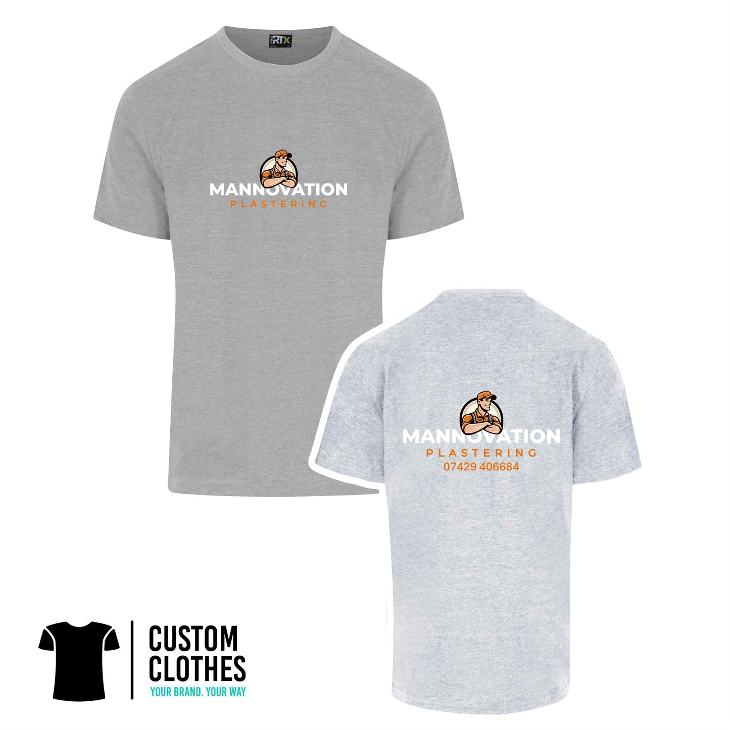 MANNOVATION - RTX T-SHIRT - CHEST LOGO [RX151]