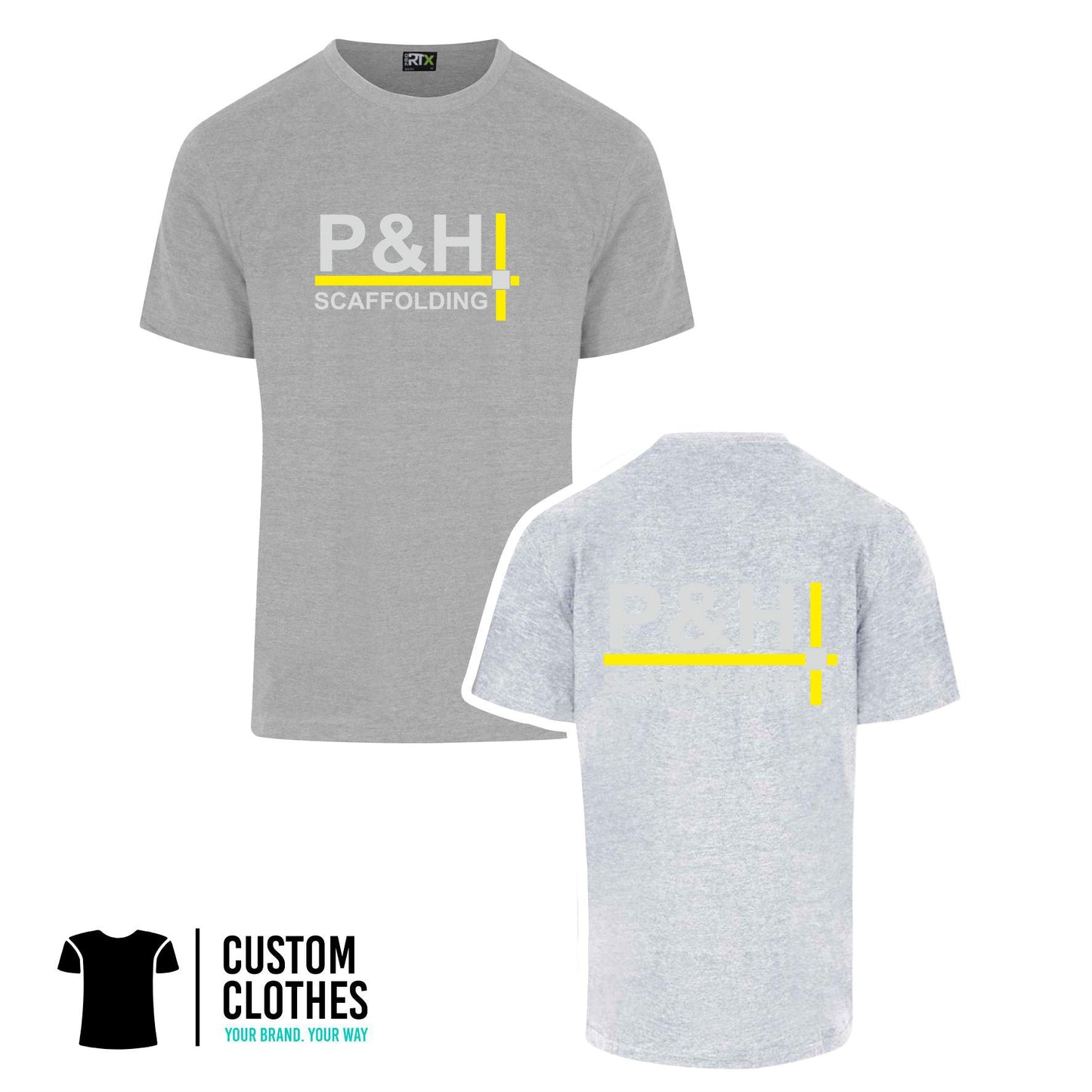 P&H SCAFFOLDING - RTX T-SHIRT - CHEST LOGO [RX151]