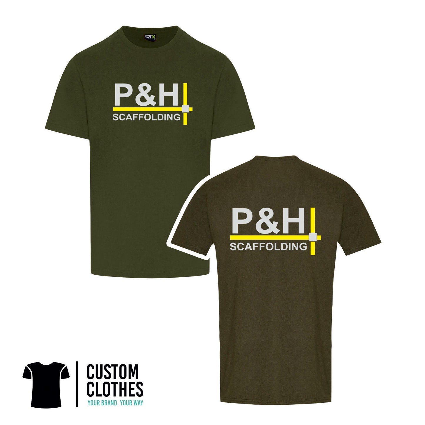 P&H SCAFFOLDING - RTX T-SHIRT - CHEST LOGO [RX151]