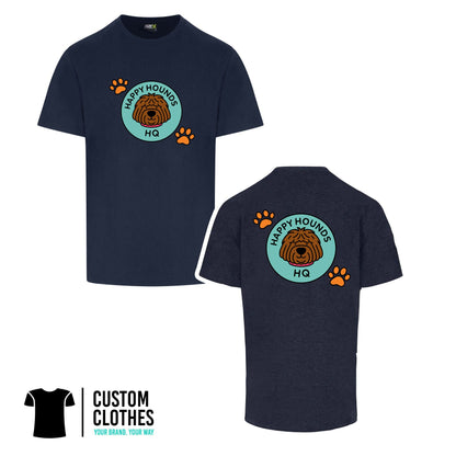 HAPPY HOUNDS HQ - RTX T-SHIRT - CHEST LOGO [RX151]