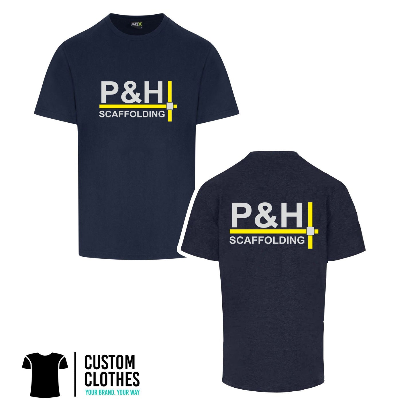 P&H SCAFFOLDING - RTX T-SHIRT - CHEST LOGO [RX151]