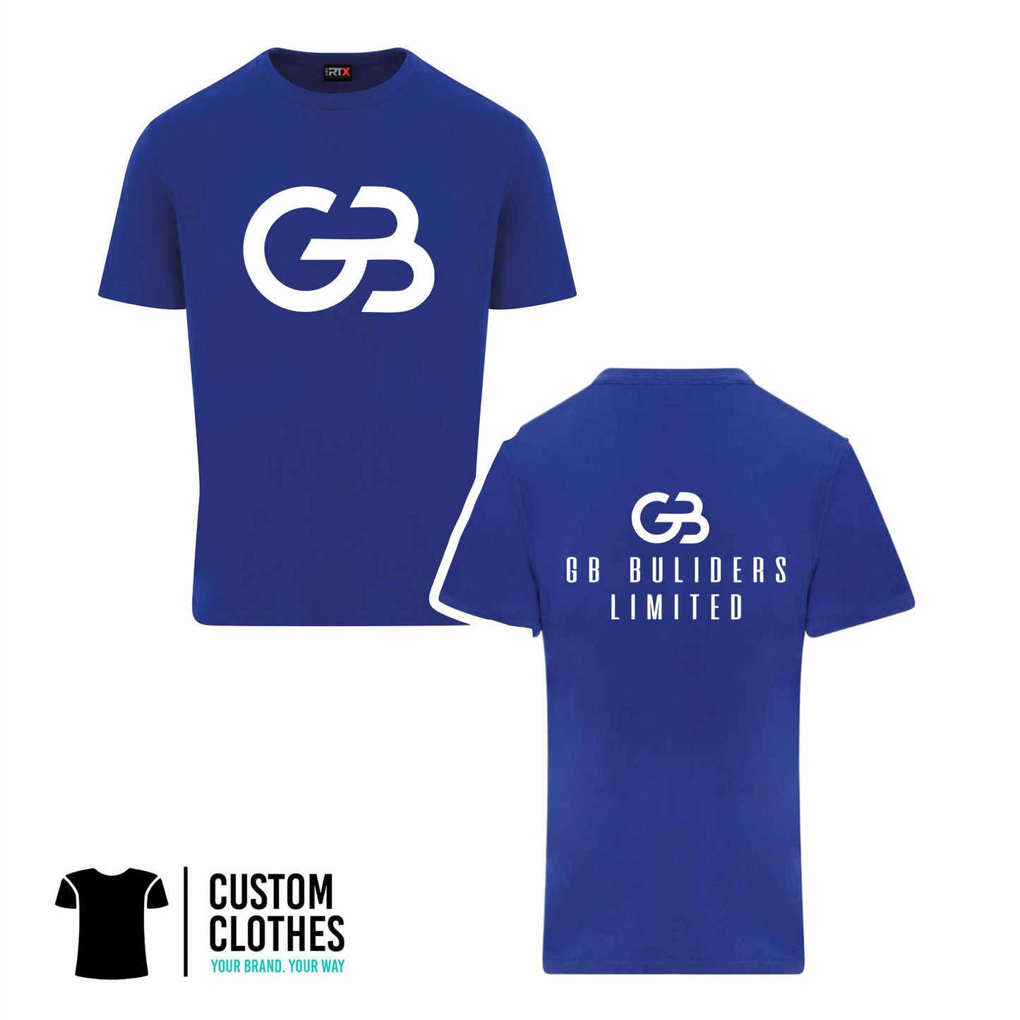 G BUILD - RTX T-SHIRT - CHEST LOGO [RX151]