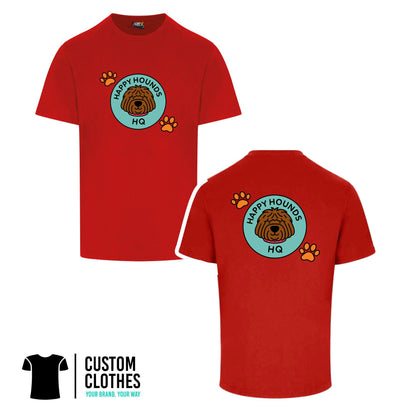 HAPPY HOUNDS HQ - RTX T-SHIRT - CHEST LOGO [RX151]