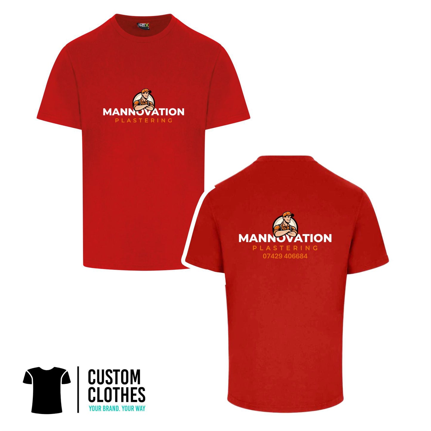 MANNOVATION - RTX T-SHIRT - CHEST LOGO [RX151]