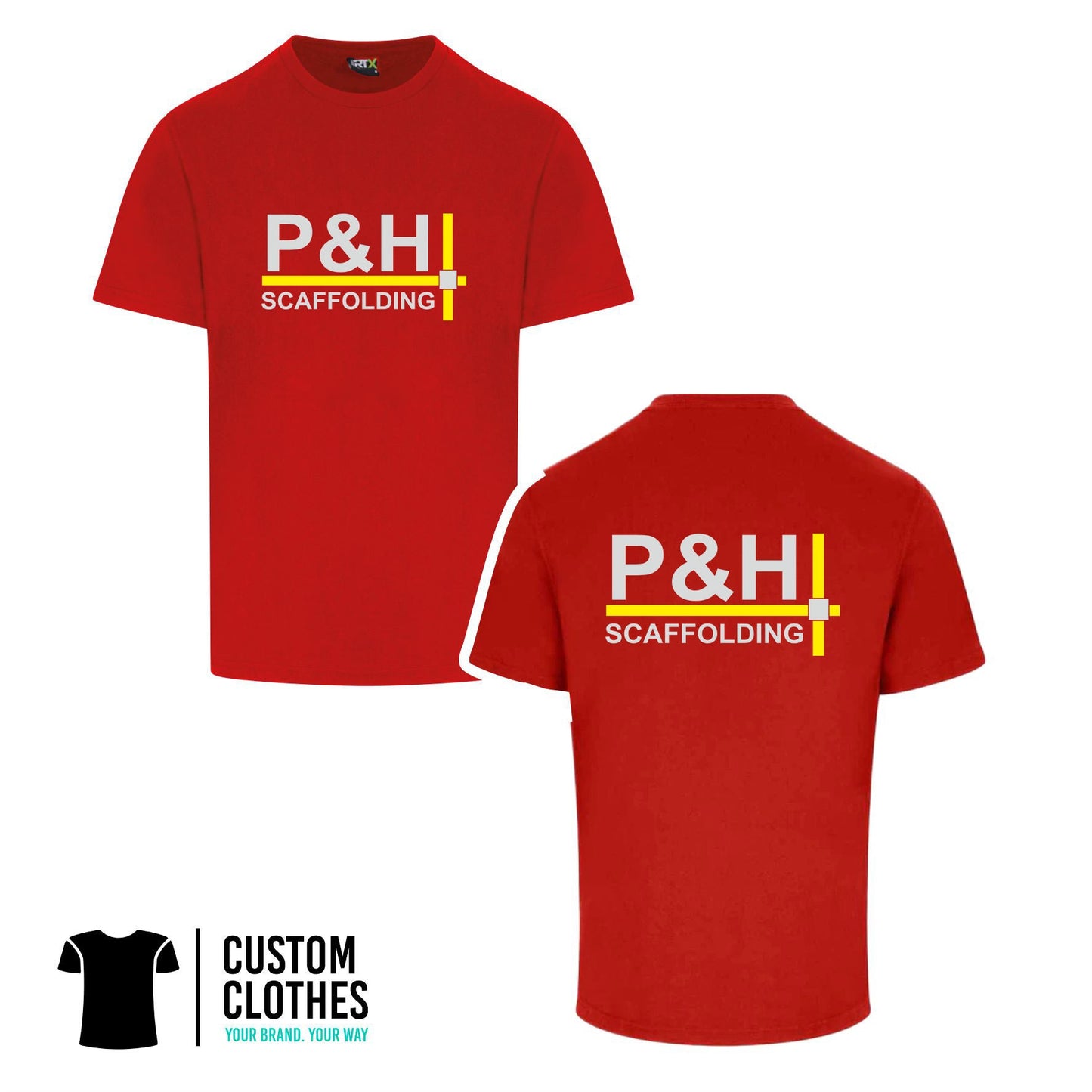 P&H SCAFFOLDING - RTX T-SHIRT - CHEST LOGO [RX151]
