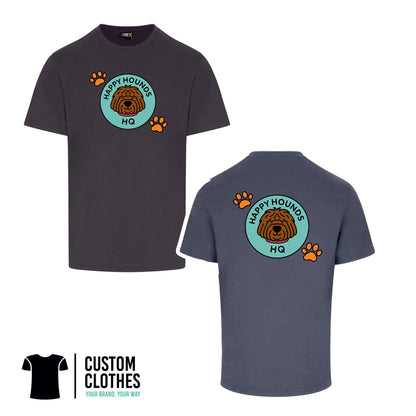 HAPPY HOUNDS HQ - RTX T-SHIRT - CHEST LOGO [RX151]