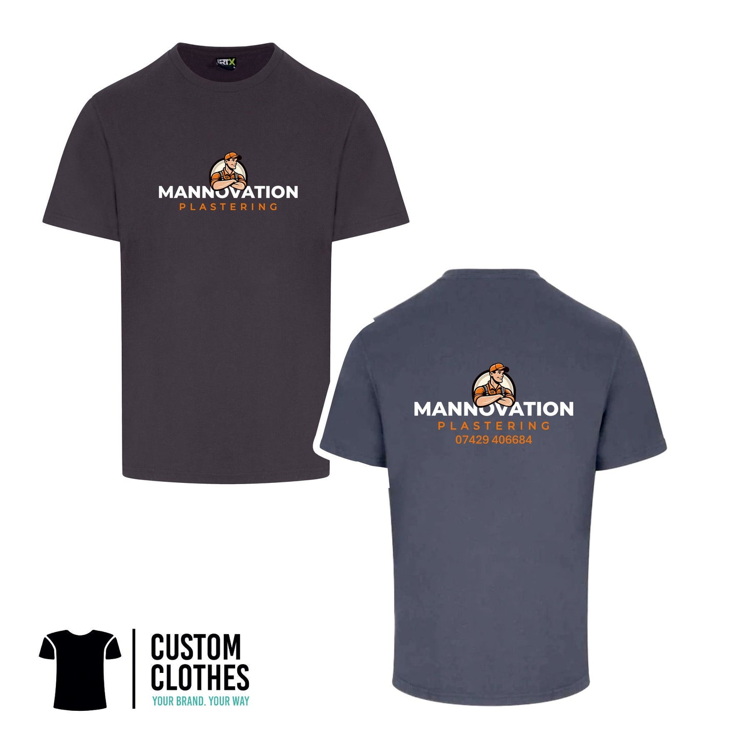 MANNOVATION - RTX T-SHIRT - CHEST LOGO [RX151]